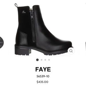 NWOT Pajar Faye Suede Leather Shearling Boots 10